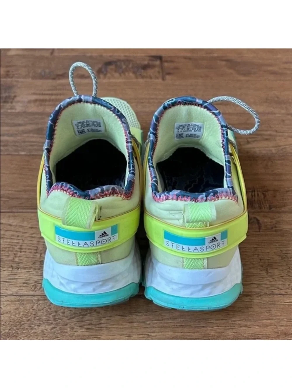 Adidas Stella McCartney Aleki X Cross Training Shoes Sneakers Yellow Green 7